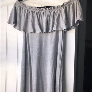 off the shoulder dress